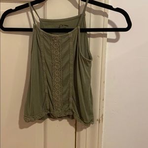 Girls green tank top